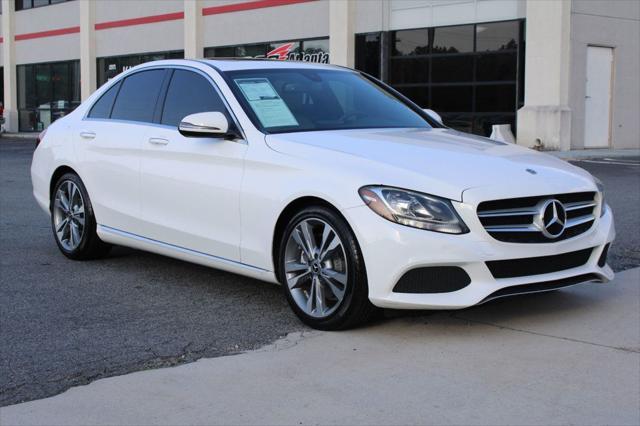 used 2018 Mercedes-Benz C-Class car, priced at $15,995