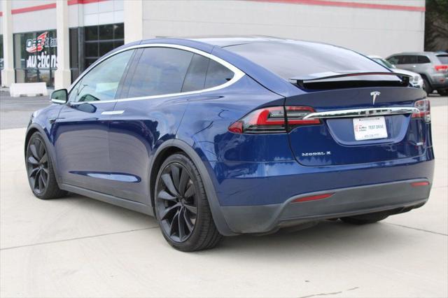 used 2017 Tesla Model X car, priced at $27,495