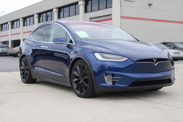 used 2017 Tesla Model X car, priced at $27,495