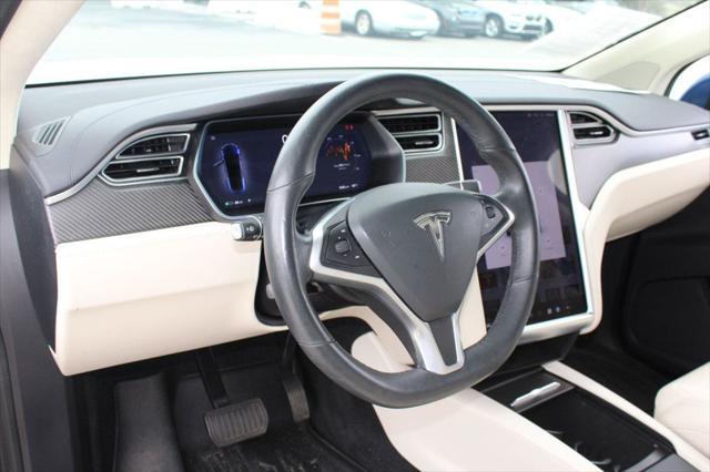 used 2017 Tesla Model X car, priced at $27,495