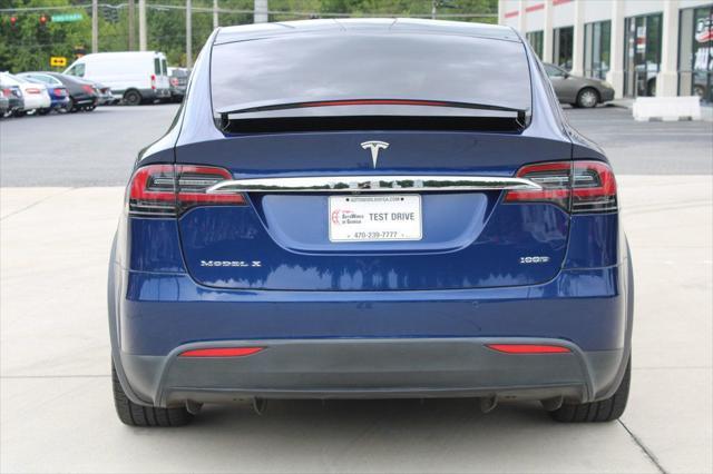 used 2017 Tesla Model X car, priced at $27,495