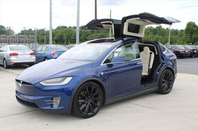 used 2017 Tesla Model X car, priced at $27,495