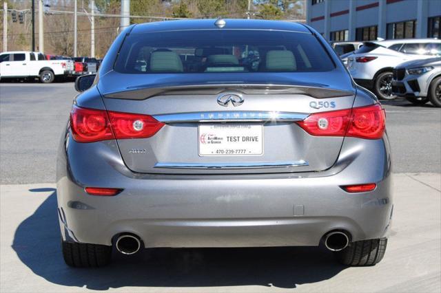 used 2015 INFINITI Q50 Hybrid car, priced at $12,995