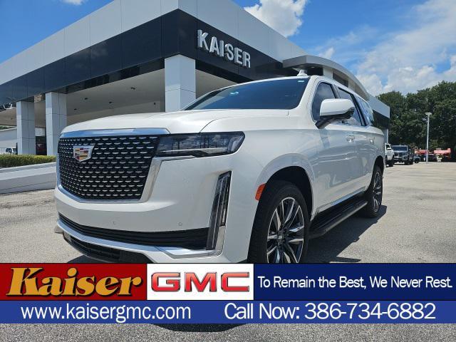 used 2021 Cadillac Escalade car, priced at $58,181