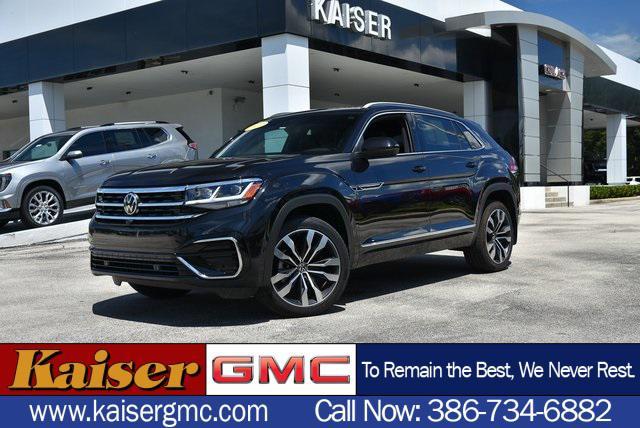 used 2022 Volkswagen Atlas Cross Sport car, priced at $31,999