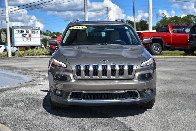 used 2018 Jeep Cherokee car, priced at $17,599