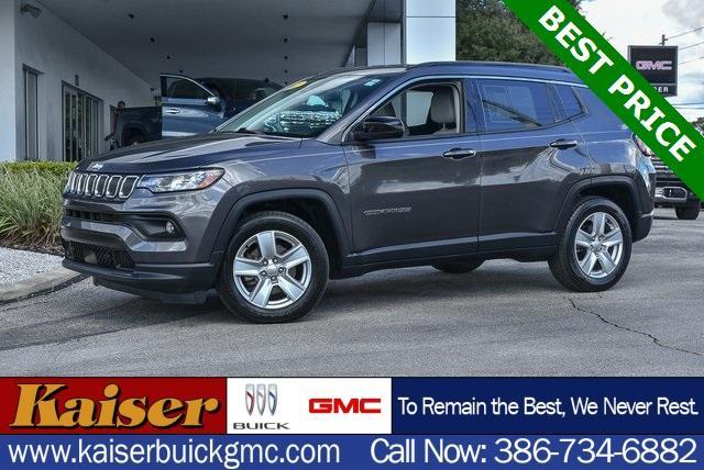 used 2022 Jeep Compass car, priced at $21,499