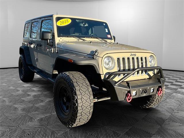 used 2018 Jeep Wrangler JK Unlimited car, priced at $15,989