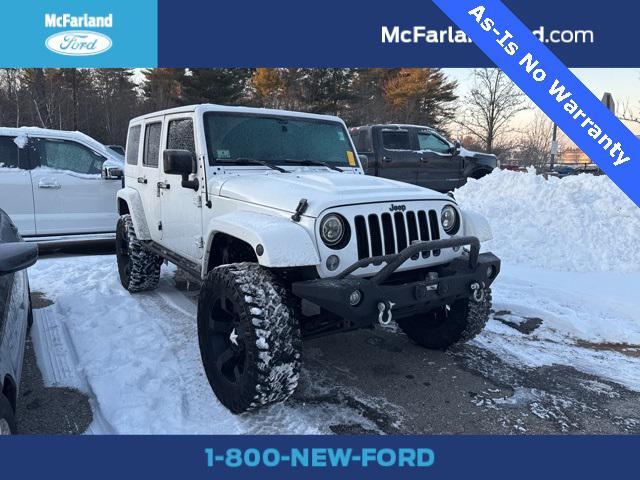 used 2015 Jeep Wrangler Unlimited car, priced at $17,988