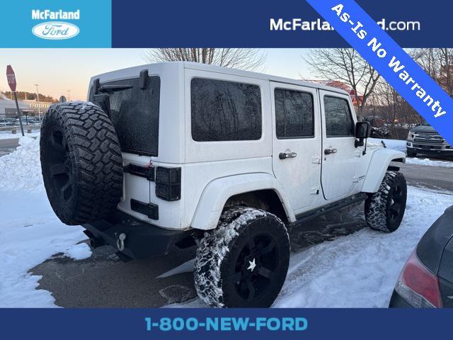 used 2015 Jeep Wrangler Unlimited car, priced at $17,988