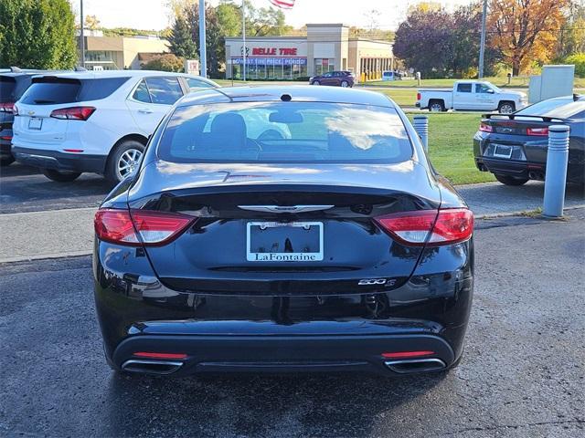 used 2015 Chrysler 200 car, priced at $6,595