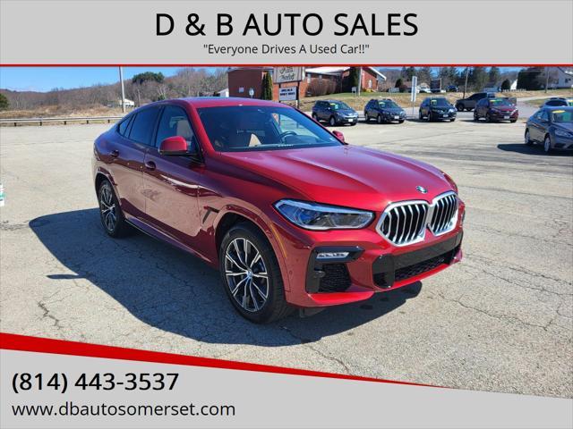 used 2021 BMW X6 car, priced at $59,995
