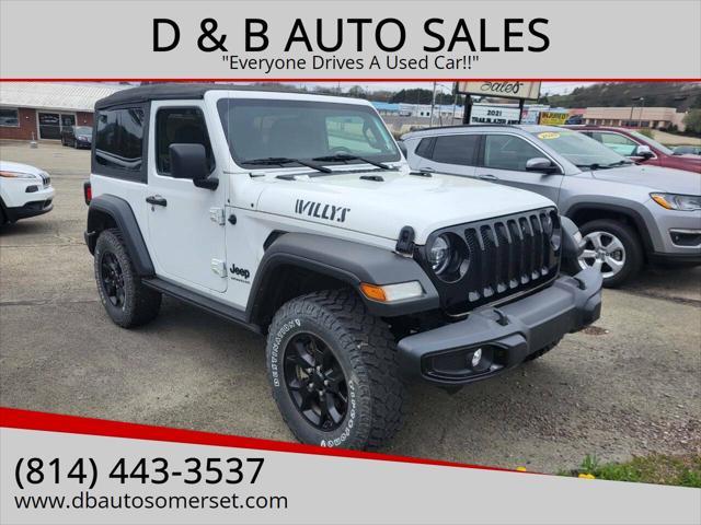 used 2021 Jeep Wrangler car, priced at $29,995