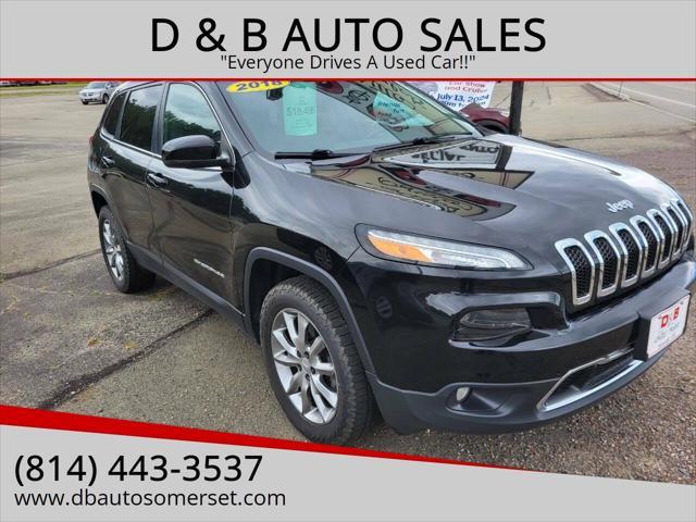 used 2018 Jeep Cherokee car, priced at $18,495