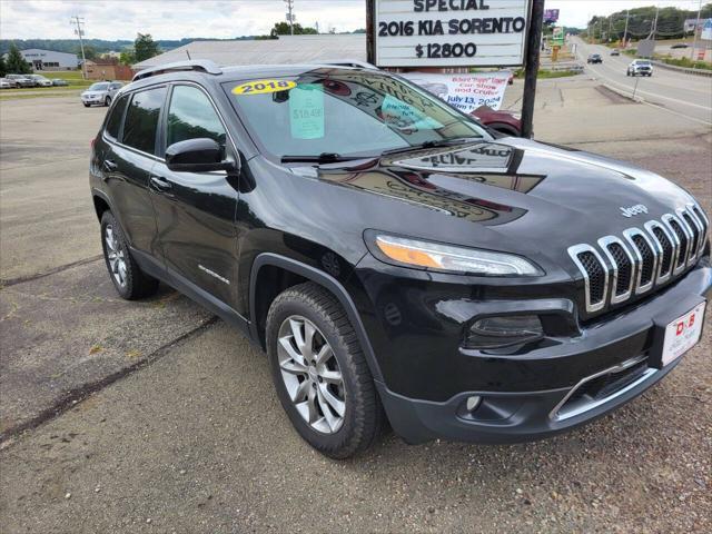 used 2018 Jeep Cherokee car, priced at $18,495