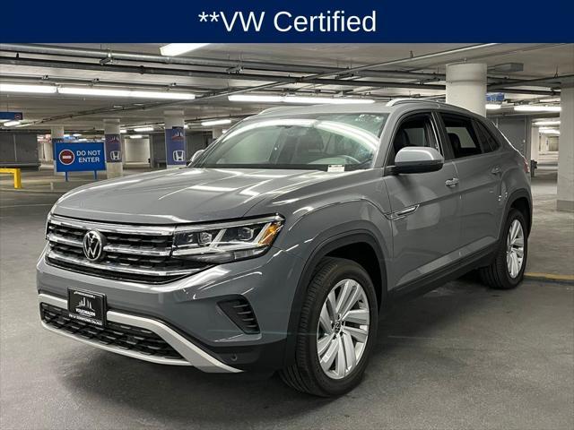 used 2021 Volkswagen Atlas Cross Sport car, priced at $29,000