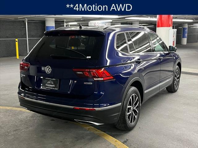 used 2021 Volkswagen Tiguan car, priced at $17,995