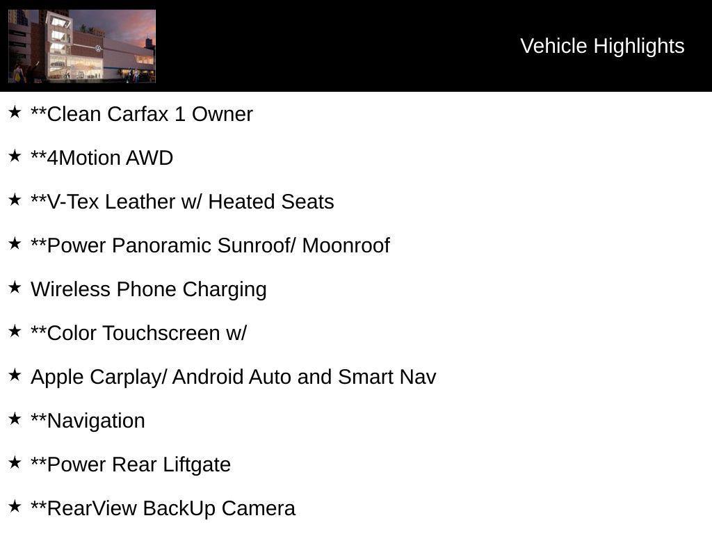 used 2022 Volkswagen Atlas Cross Sport car, priced at $28,750