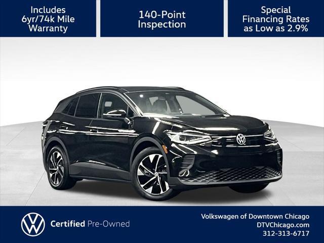 used 2021 Volkswagen ID.4 car, priced at $23,500