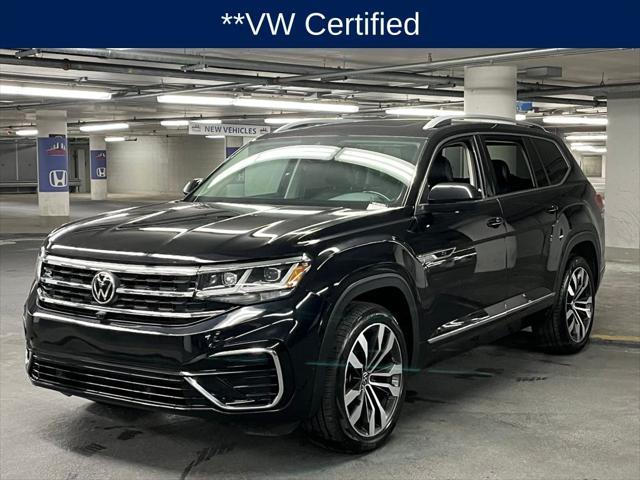 used 2021 Volkswagen Atlas car, priced at $30,600