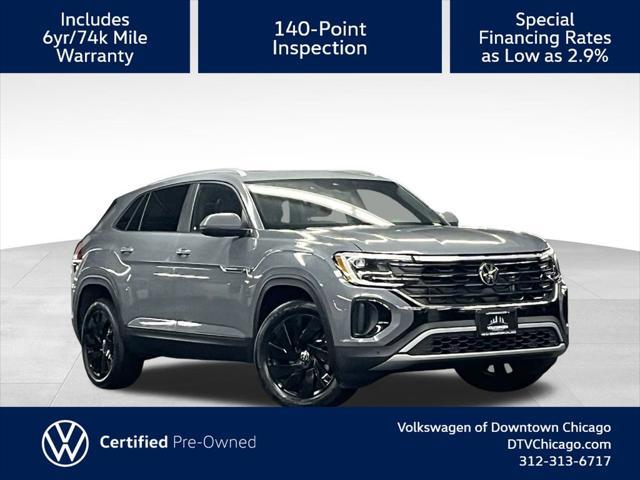 used 2024 Volkswagen Atlas Cross Sport car, priced at $36,000