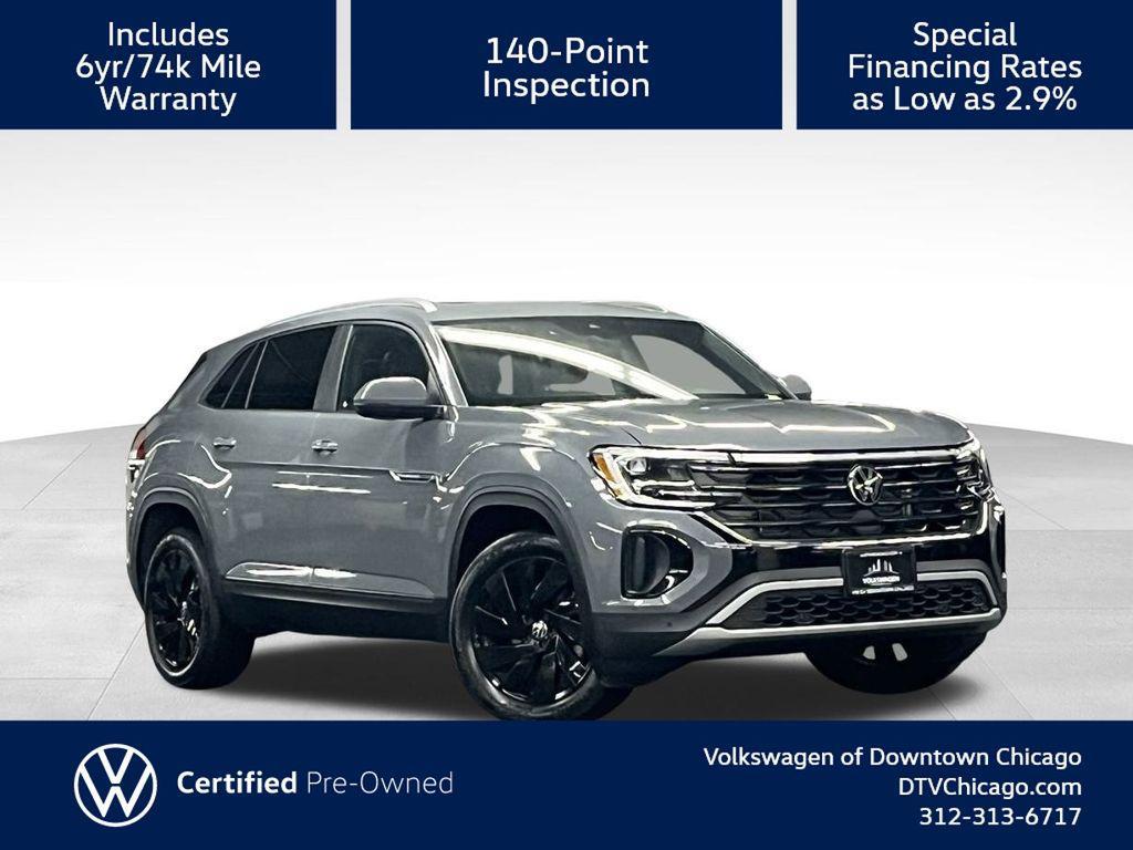 used 2024 Volkswagen Atlas Cross Sport car, priced at $35,500