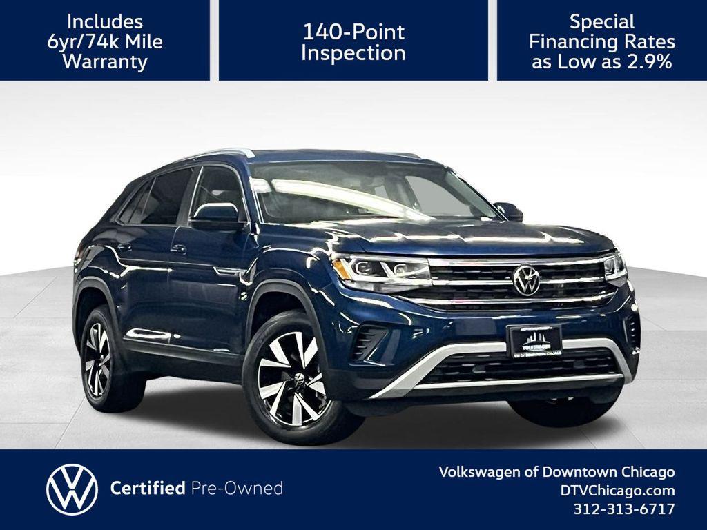 used 2023 Volkswagen Atlas Cross Sport car, priced at $29,000