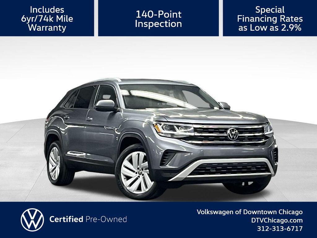 used 2022 Volkswagen Atlas Cross Sport car, priced at $25,500