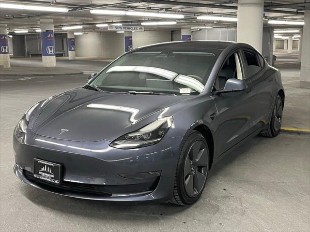 used 2023 Tesla Model 3 car, priced at $22,500