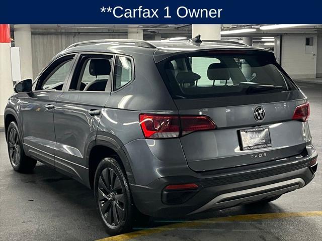 used 2023 Volkswagen Taos car, priced at $22,500
