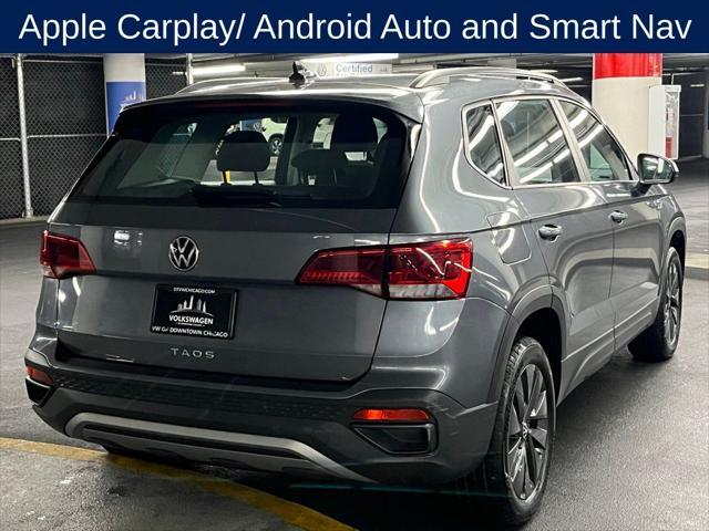 used 2023 Volkswagen Taos car, priced at $22,500