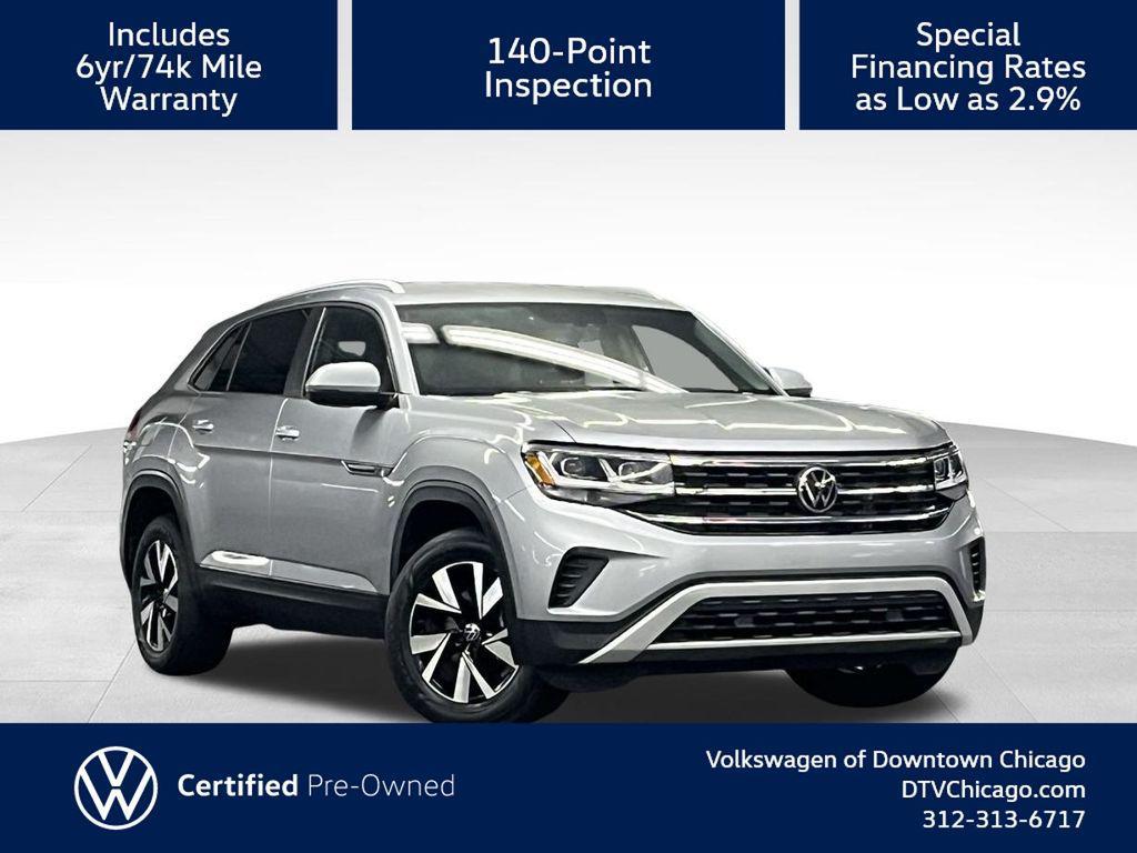 used 2021 Volkswagen Atlas Cross Sport car, priced at $24,500