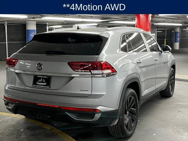 used 2022 Volkswagen Atlas Cross Sport car, priced at $29,000