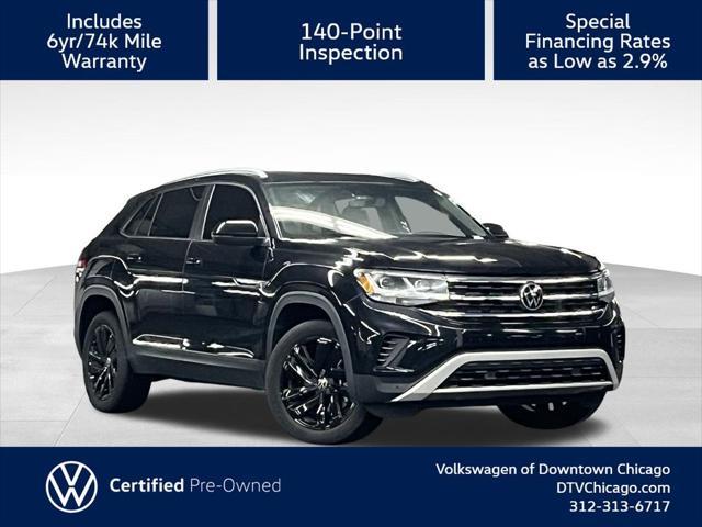 used 2022 Volkswagen Atlas Cross Sport car, priced at $29,500