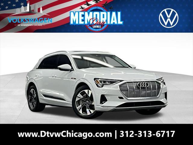 used 2021 Audi e-tron car, priced at $28,000