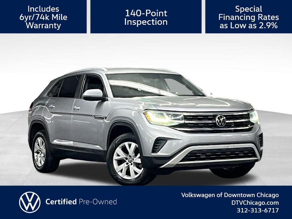 used 2020 Volkswagen Atlas Cross Sport car, priced at $18,750