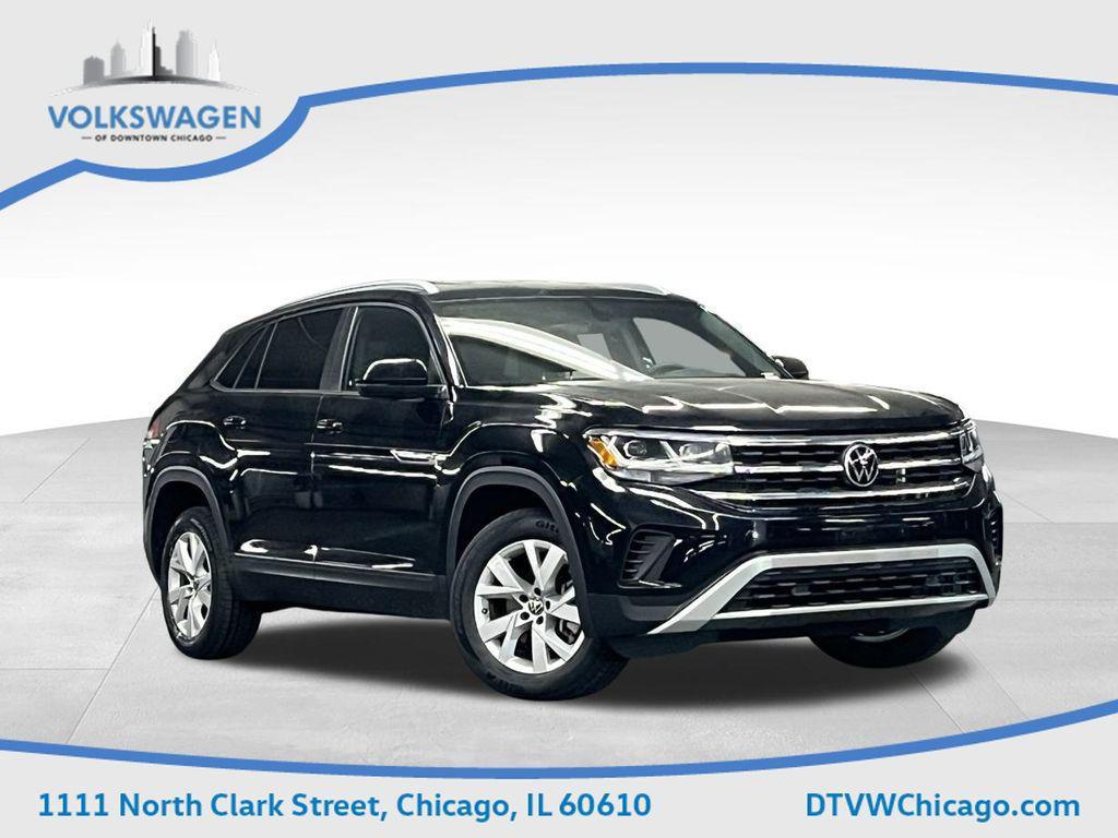 used 2021 Volkswagen Atlas Cross Sport car, priced at $18,500