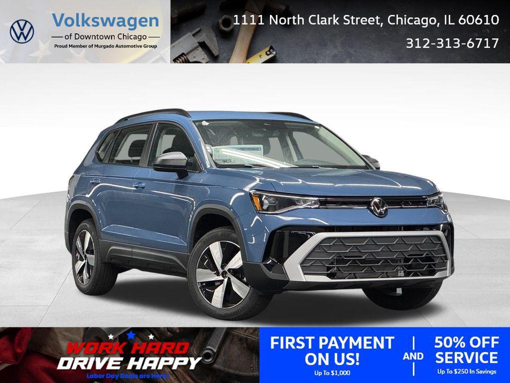 new 2025 Volkswagen Taos car, priced at $27,556