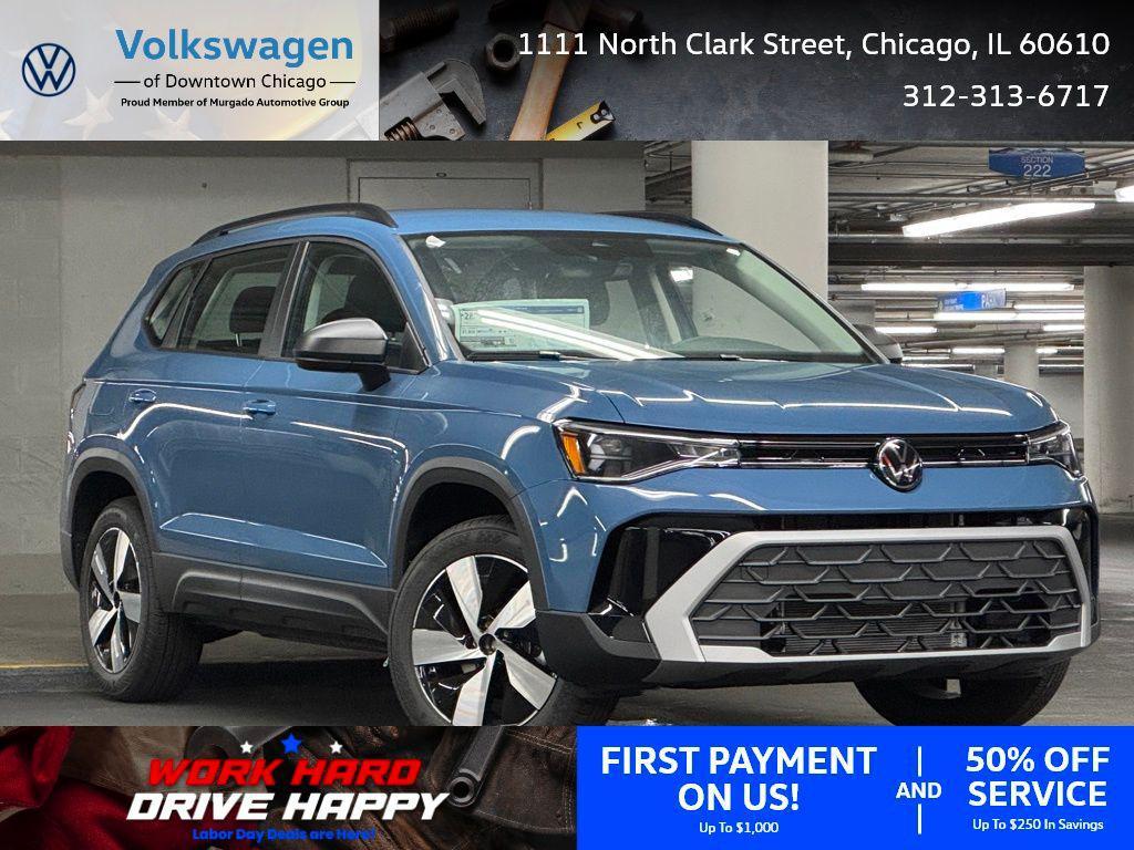 new 2025 Volkswagen Taos car, priced at $27,556