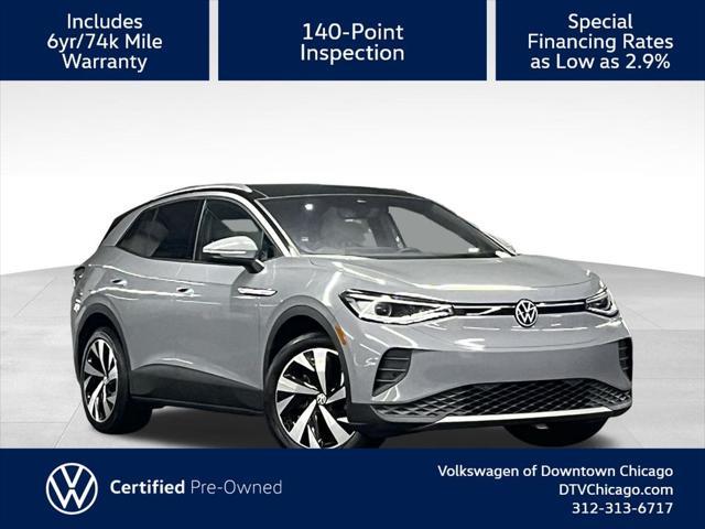 used 2022 Volkswagen ID.4 car, priced at $23,500