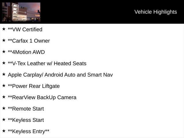 used 2024 Volkswagen Tiguan car, priced at $29,000