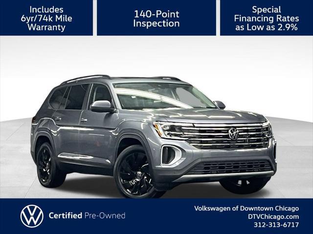 used 2024 Volkswagen Atlas car, priced at $37,000