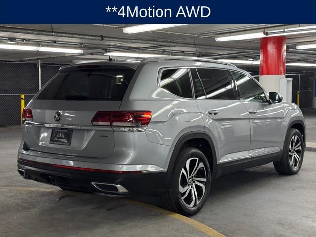 used 2021 Volkswagen Atlas car, priced at $29,500