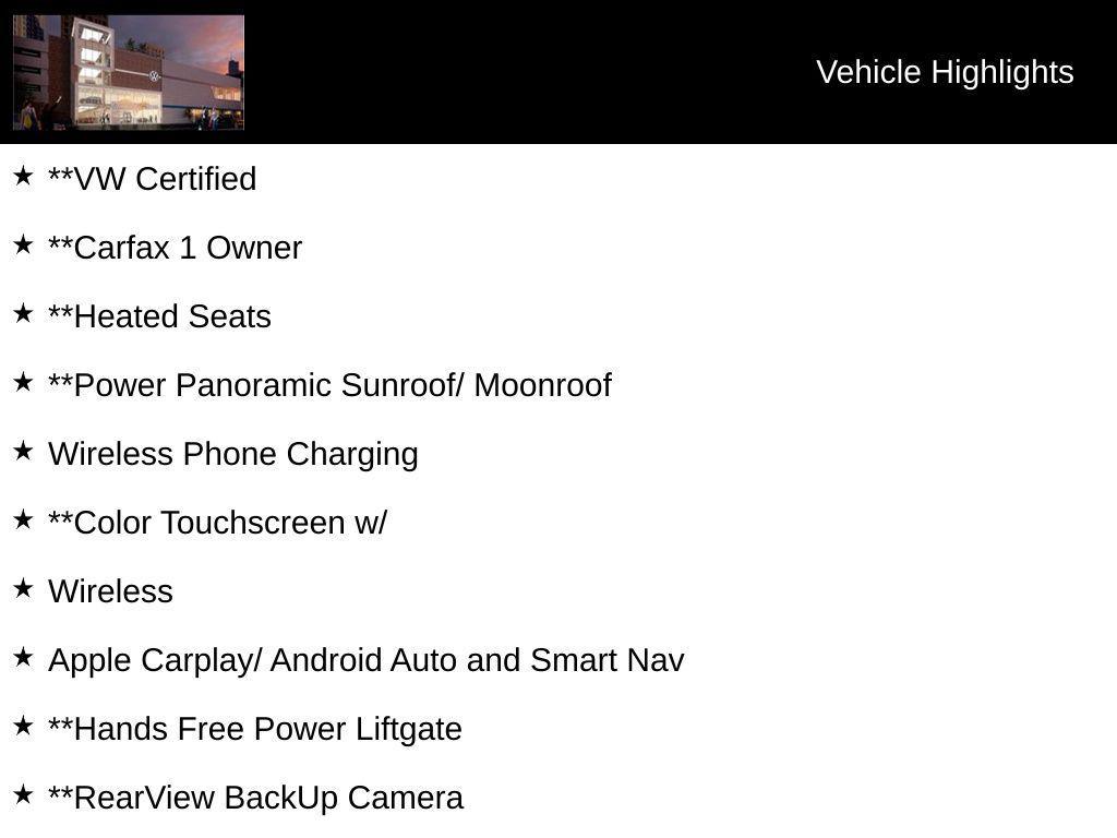 used 2023 Volkswagen Atlas car, priced at $27,000