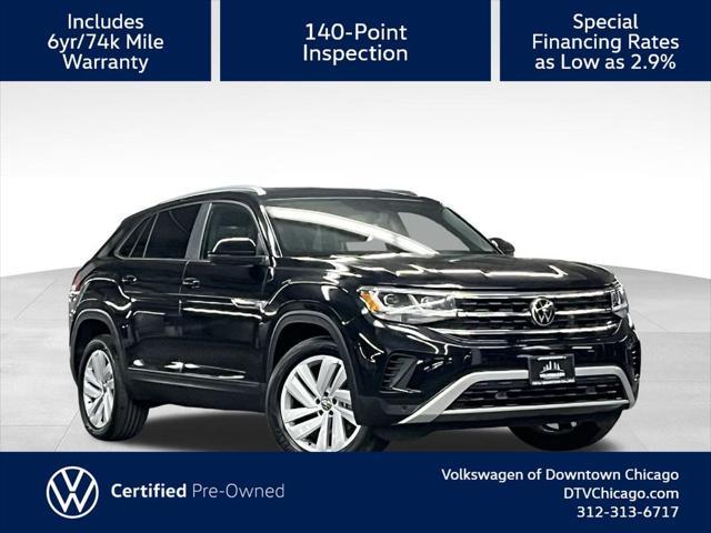used 2023 Volkswagen Atlas Cross Sport car, priced at $27,000