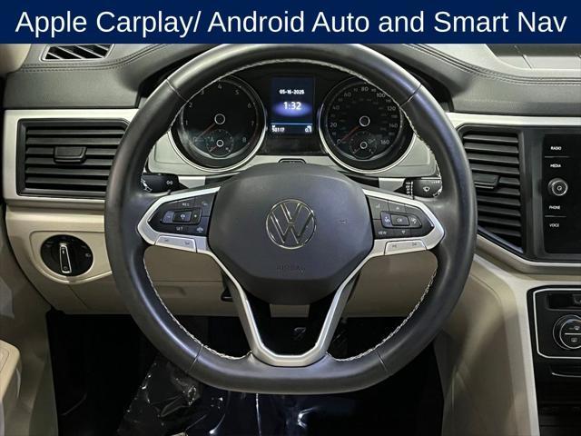 used 2021 Volkswagen Atlas car, priced at $25,000