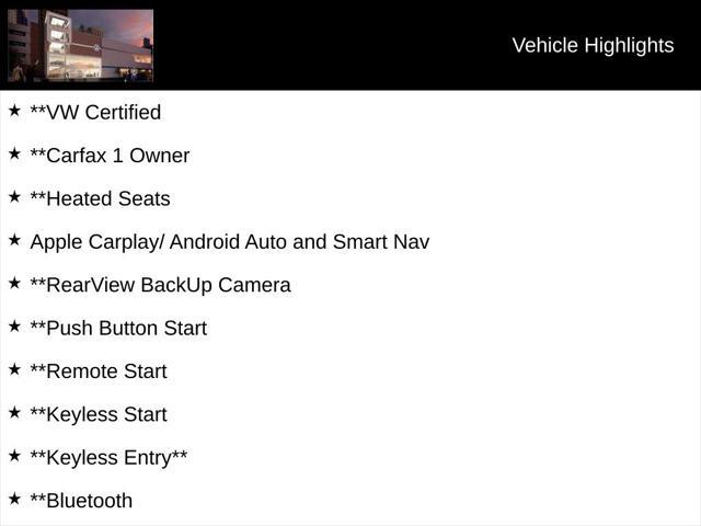 used 2022 Volkswagen Taos car, priced at $20,500