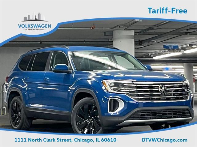 new 2025 Volkswagen Atlas car, priced at $43,114