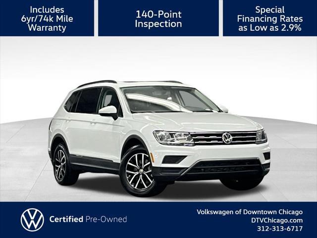 used 2021 Volkswagen Tiguan car, priced at $22,500