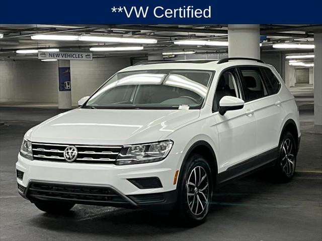 used 2021 Volkswagen Tiguan car, priced at $22,500